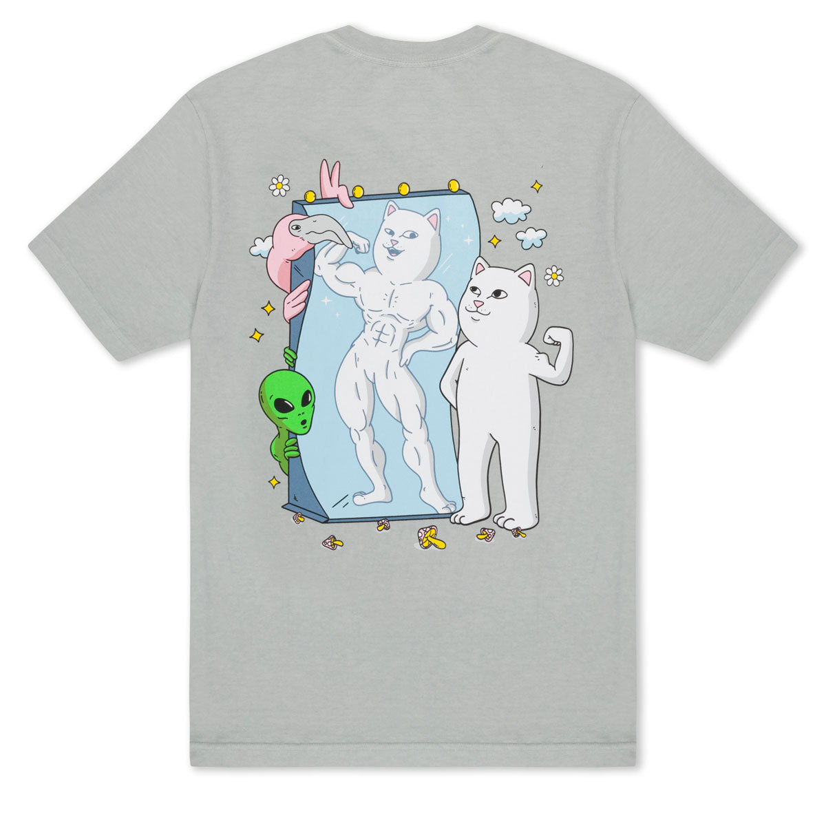 RIPNDIP Magic Mirror T-Shirt - Grey image 1
