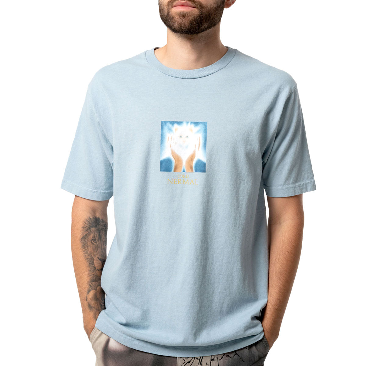 RIPNDIP Nerm In The Clouds T-Shirt - Powder Blue image 3
