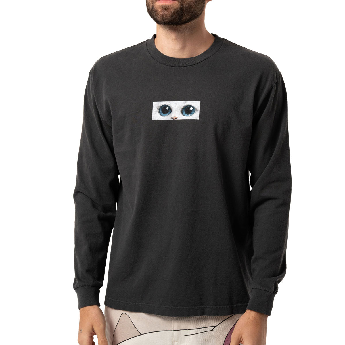 RIPNDIP Find Out Long Sleeve T-Shirt - Charcoal image 3