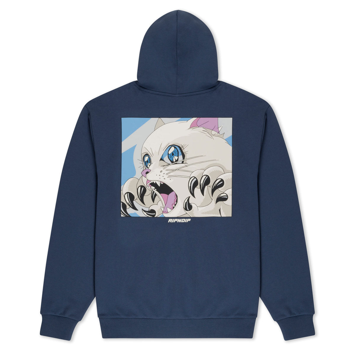 RIPNDIP Metal Claw Hoodie - Navy image 2