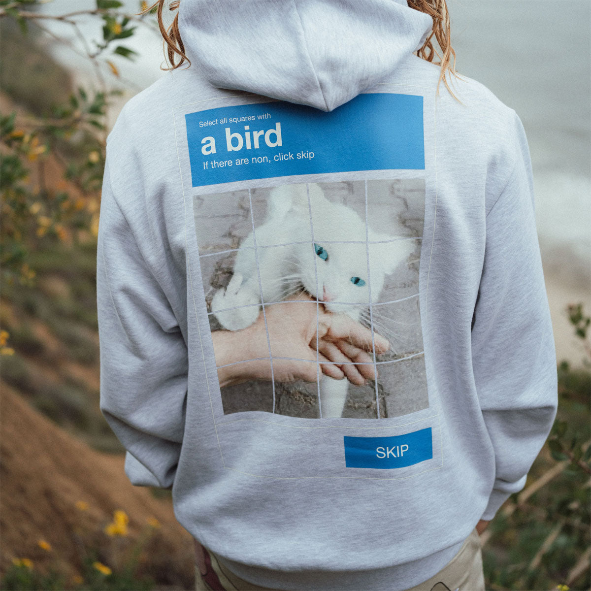 RIPNDIP A Bird Hoodie - Ash Heather image 3