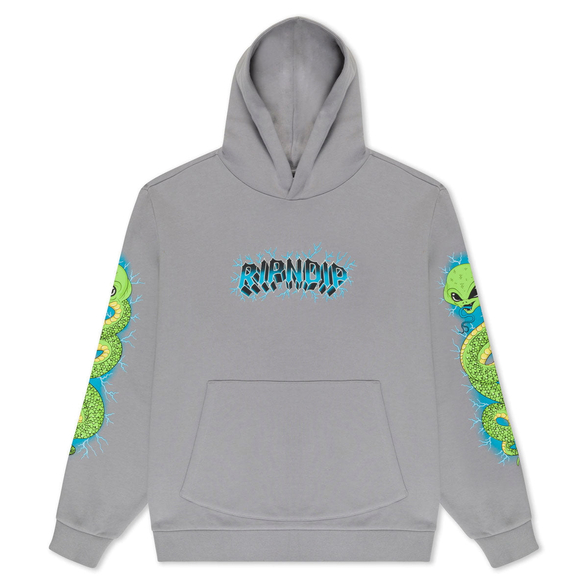 RIPNDIP Skull And Bones Hoodie - Charcoal image 1