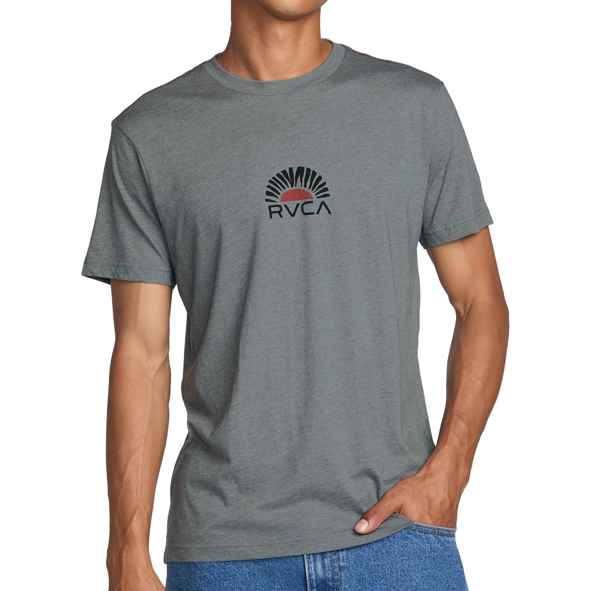 RVCA Rise Cut T-Shirt - Smoke image 3