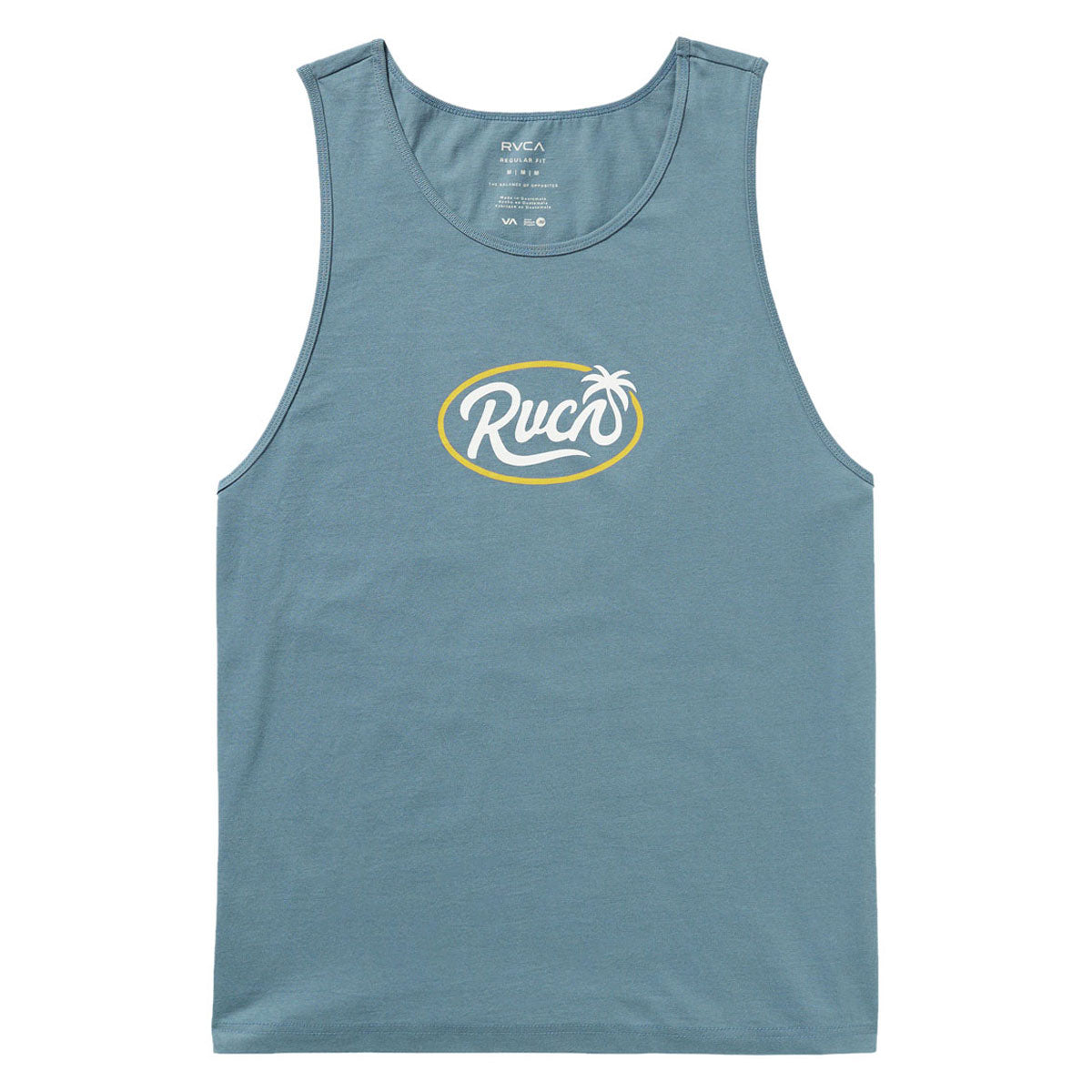 RVCA Frond Script Tank Top - Vintage Navy image 1