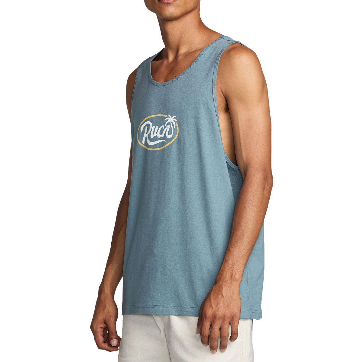 RVCA Frond Script Tank Top - Vintage Navy image 4
