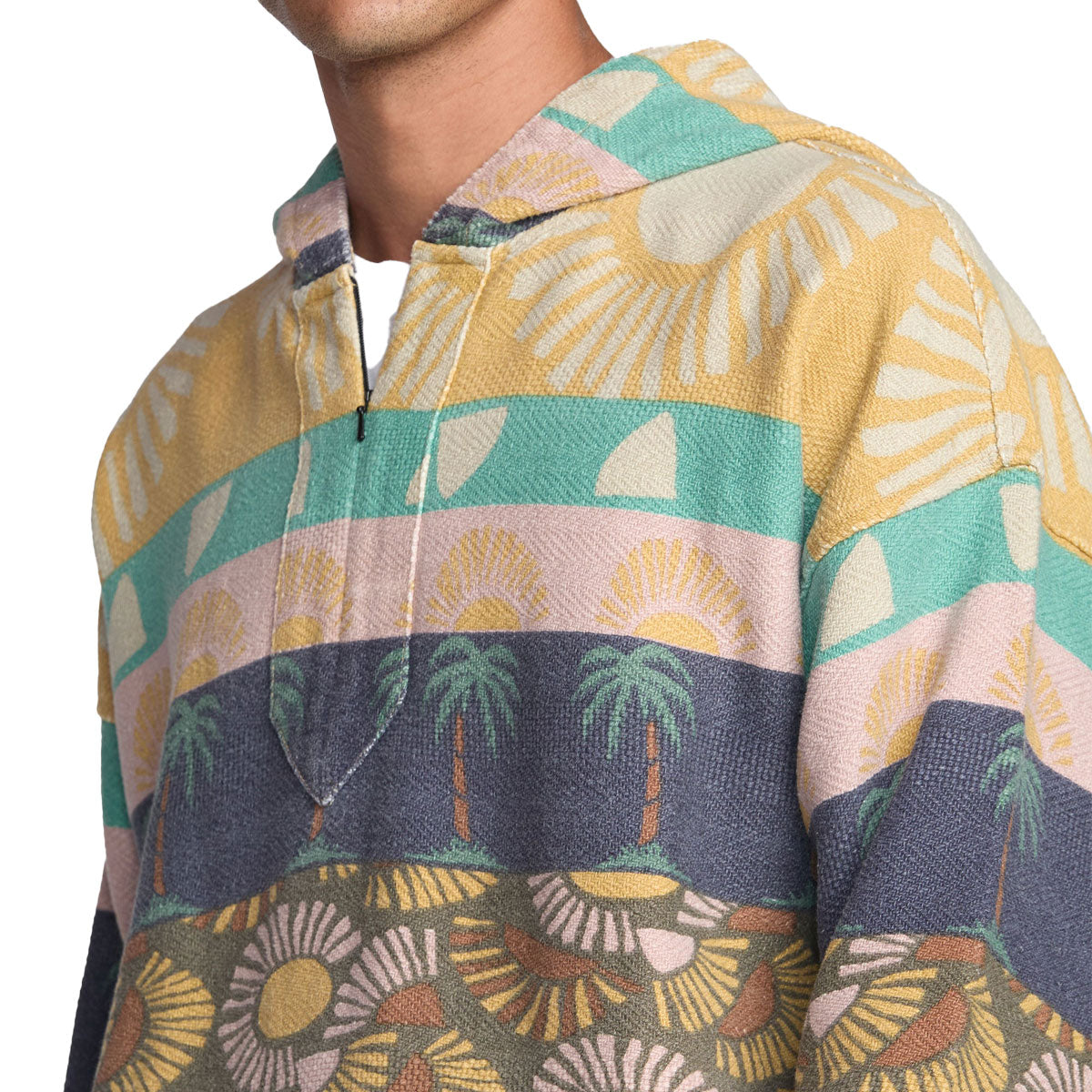 RVCA Exotica Poncho Hoodie - Multi image 3