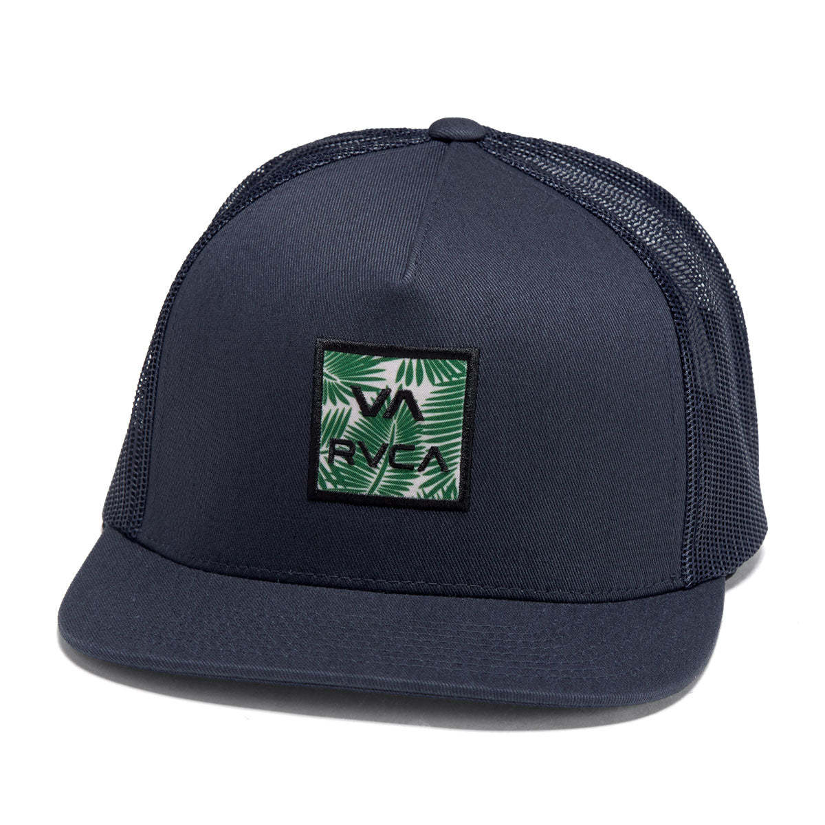 RVCA VA Atw Print Trucker Hat - Moody Blue image 1
