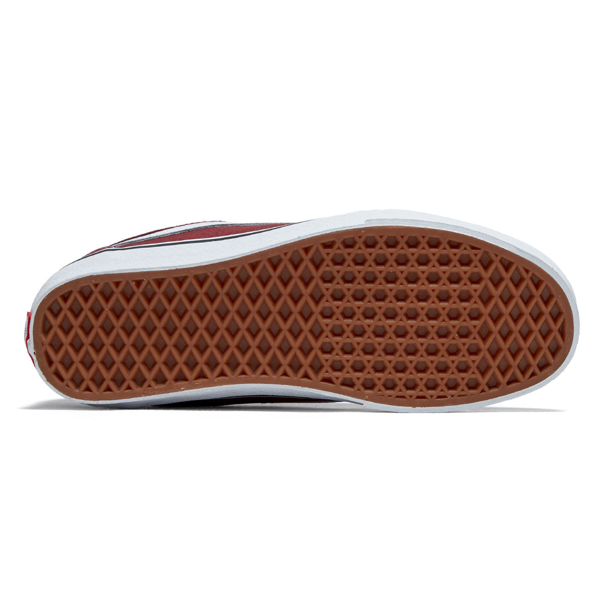 Vans Skate Chukka Low Sidestripe Shoes - Burgundy/White image 4