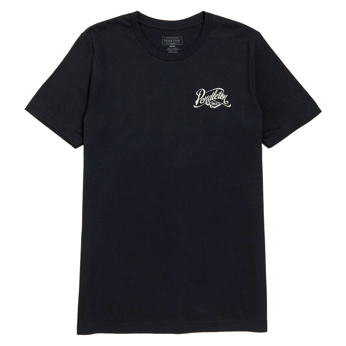 Pendleton Script T-Shirt - Black/White image 1