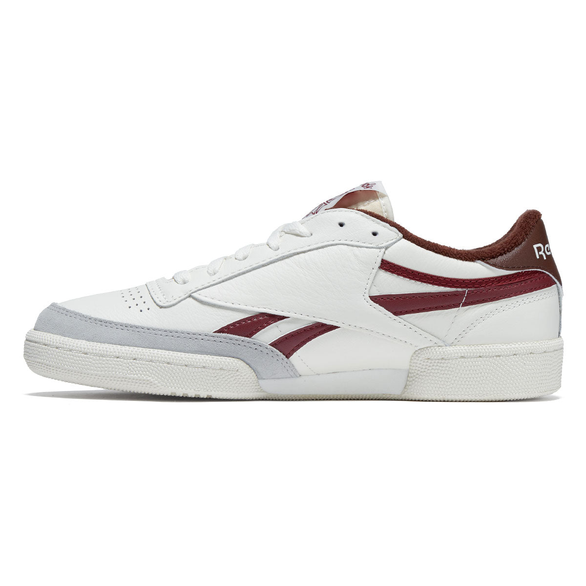 Reebok Club C Revenge Vintage Shoes - Chalk/Burgundy/Grey image 2