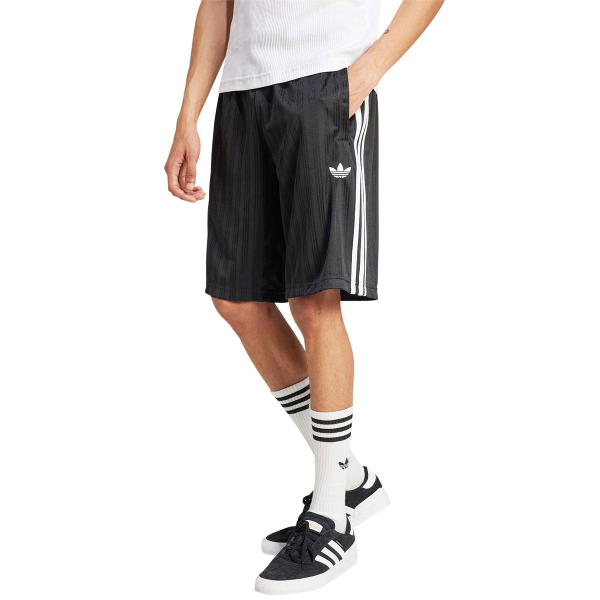 Adidas Adicolor Poly Shorts - Black image 2