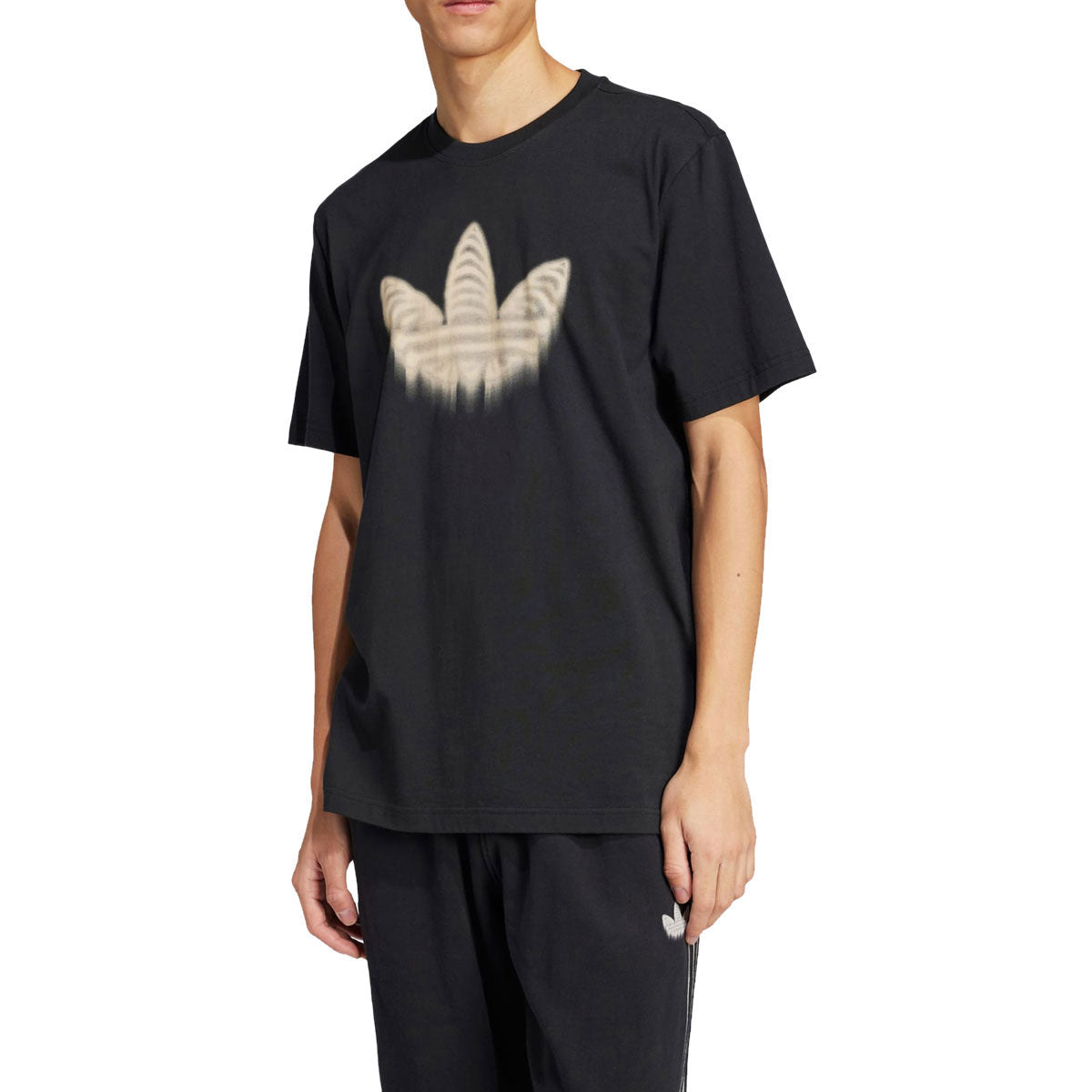 Adidas Skeleton Trefoil T-Shirt - Black image 2