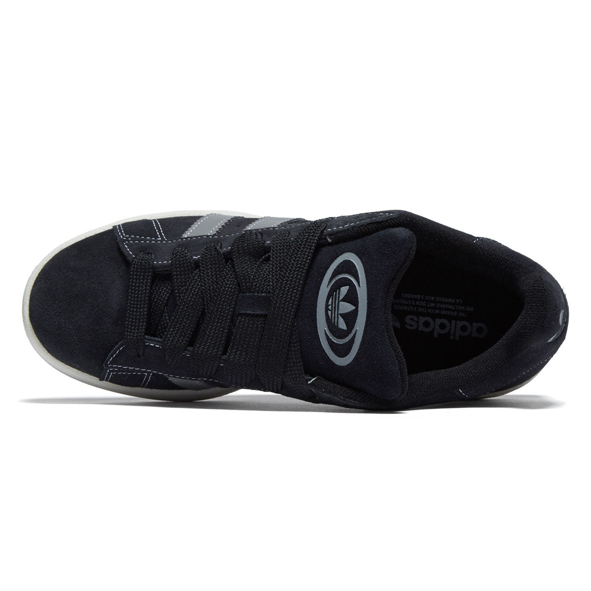 Adidas Campus 00s Shoes - Core Black/Grey Heather/White image 3