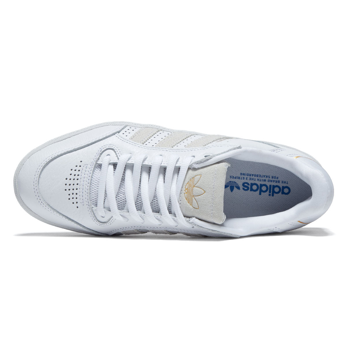 Adidas Tyshawn Low Shoes - Ftwr White/Ftwr White/Gold Metallic image 3