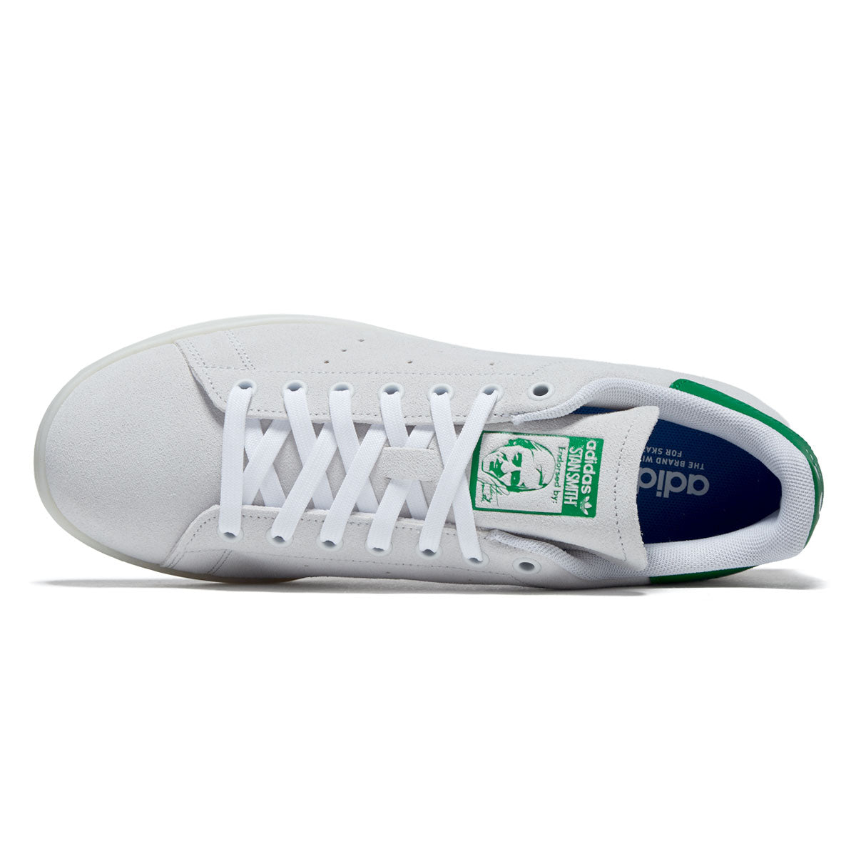 Adidas Stan Smith ADV Shoes - Ftwr White/Green/Ftwr White image 3