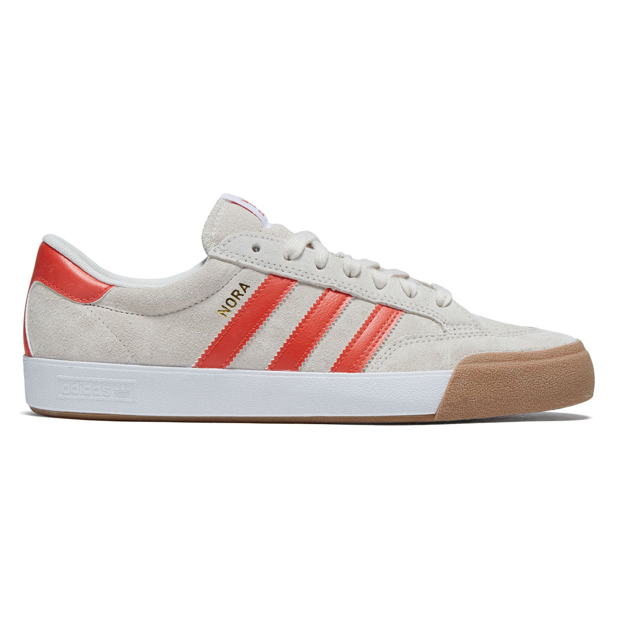 Adidas Nora Shoes - Wonder White/Orange/Gum image 1