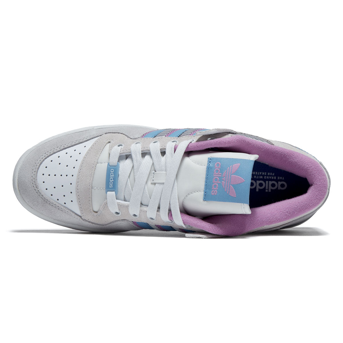 Adidas Forum 84 Low Adv Shoes - Grey Two/Crystal White/Ftwr White image 3