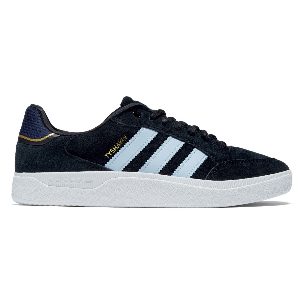 Adidas Tyshawn Low Shoes - Core Black/Clear Sky/Navy image 1