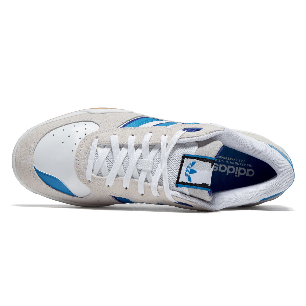 Adidas Tekkira Cup Shoes - Ftwr White/Blue/Blue image 3