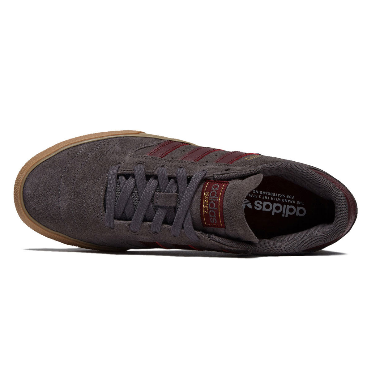 Adidas Busenitz Vulc II Shoes - Charcoal/Red/Gum image 3
