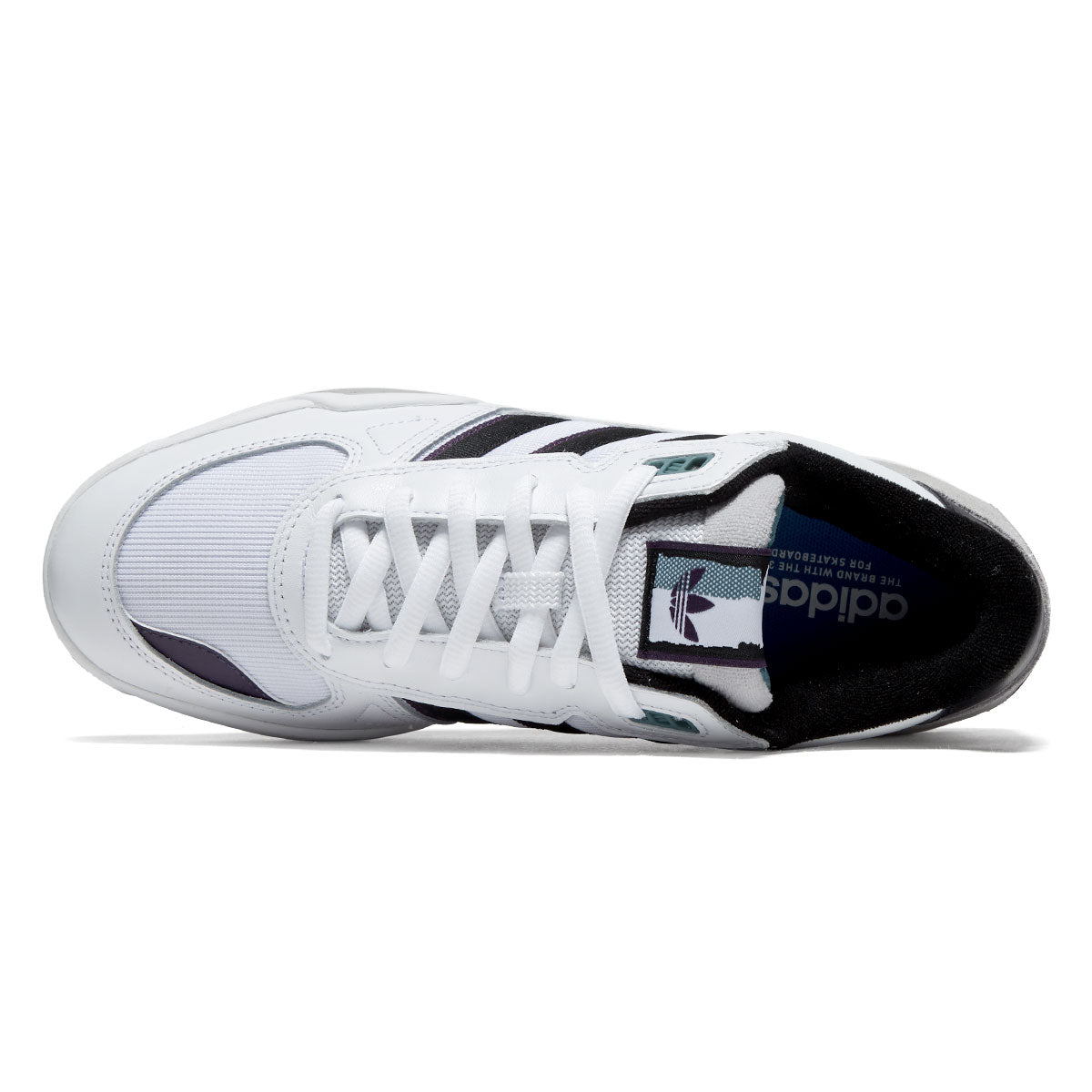 Adidas Tekkira Cup Shoes - Ftwr White/Core Black/Aura Plum image 3