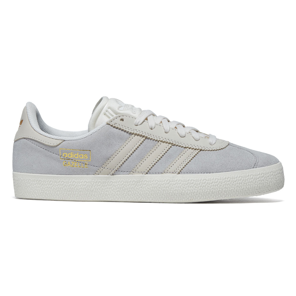Adidas Gazelle ADV Shoes - Grey/Core White/Gold Metallic image 1