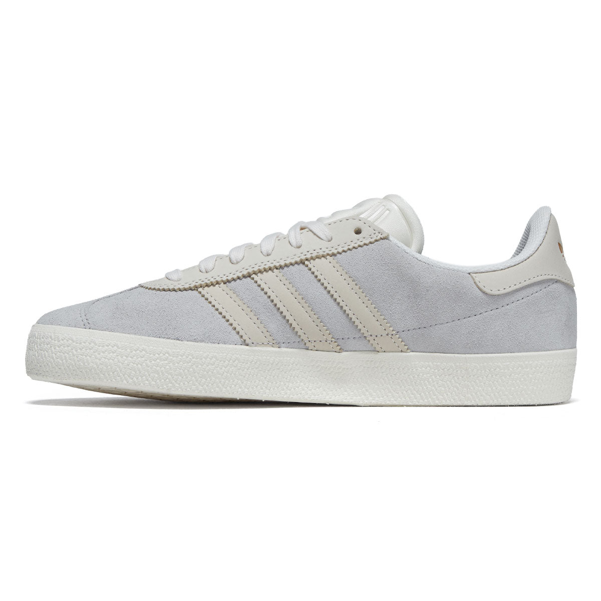 Adidas Gazelle ADV Shoes - Grey/Core White/Gold Metallic image 2