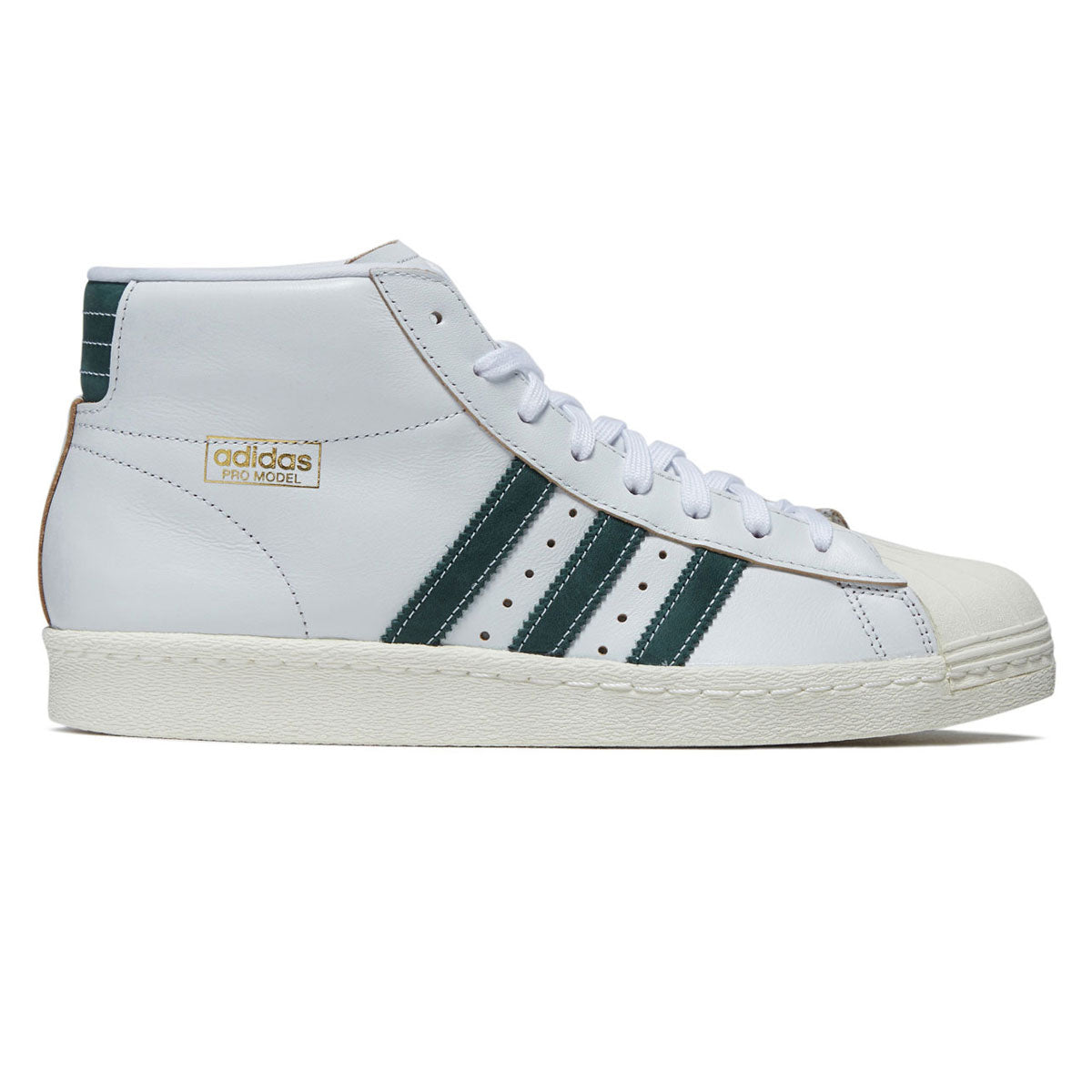 Adidas Pro Model 80 ADV Shoes - Crystal White/Core Green/Off White image 1