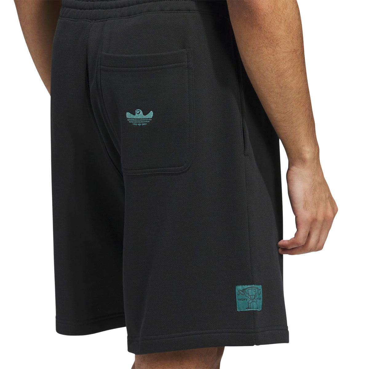 Adidas Shmoo Heavyweight Shorts - Black/Teal image 4