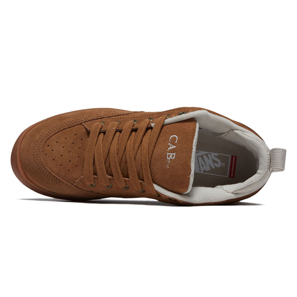 Vans Skate Cab 4 Shoes - Brown/Gum image 3