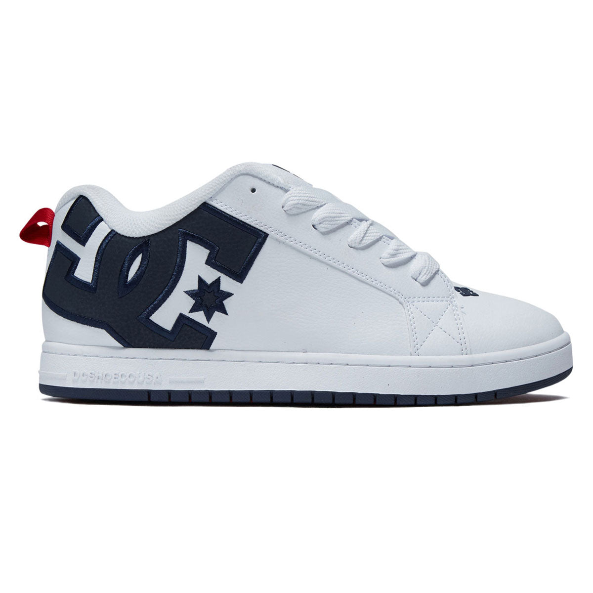 DC Court Graffik Shoes - White/Navy/Red image 1