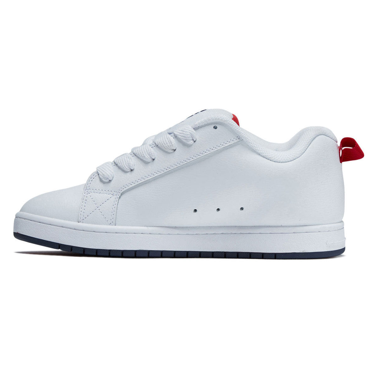 DC Court Graffik Shoes - White/Navy/Red image 2