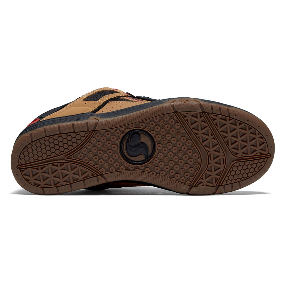 DVS Comanche Shoes - Tan/Black/Red Nubuck image 4