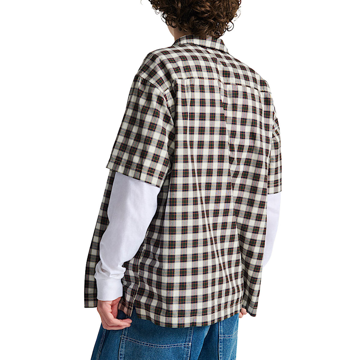 Vans Monte Plaid Shirt - Egret image 3
