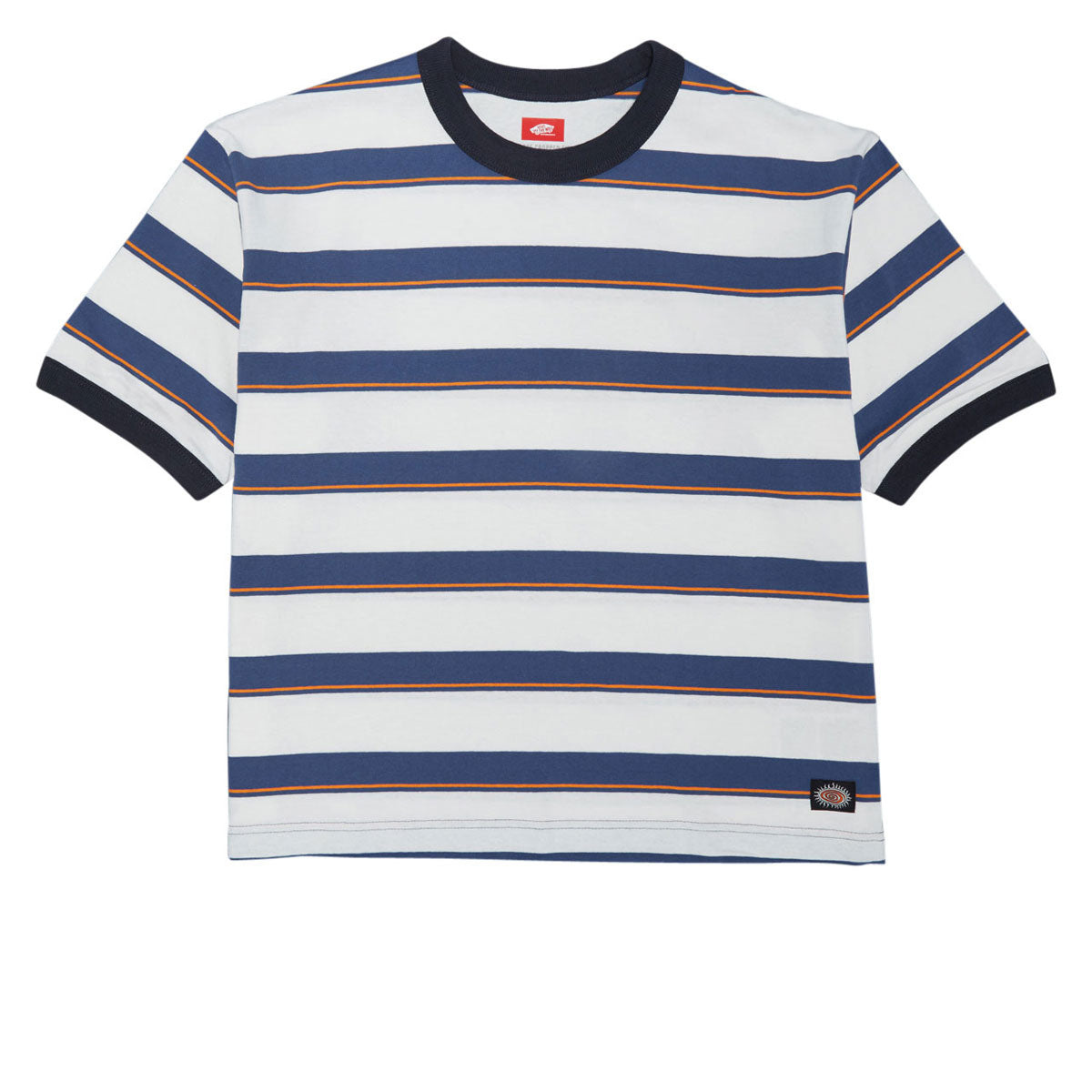 Vans Skate Sun Swirl Ringer T-Shirt - True Navy image 1