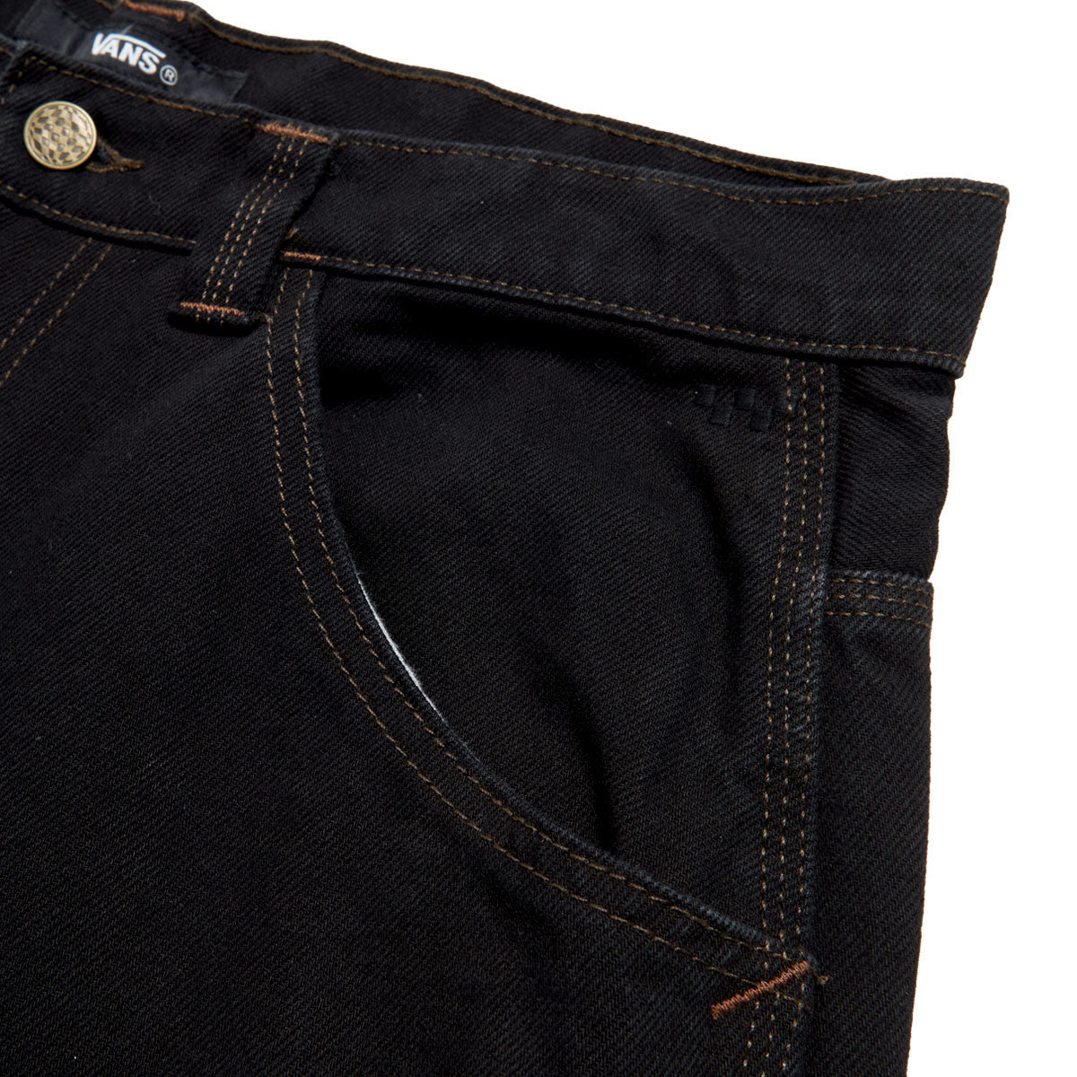 Vans Skate Loose Bootcut Denim Jeans - Black image 3