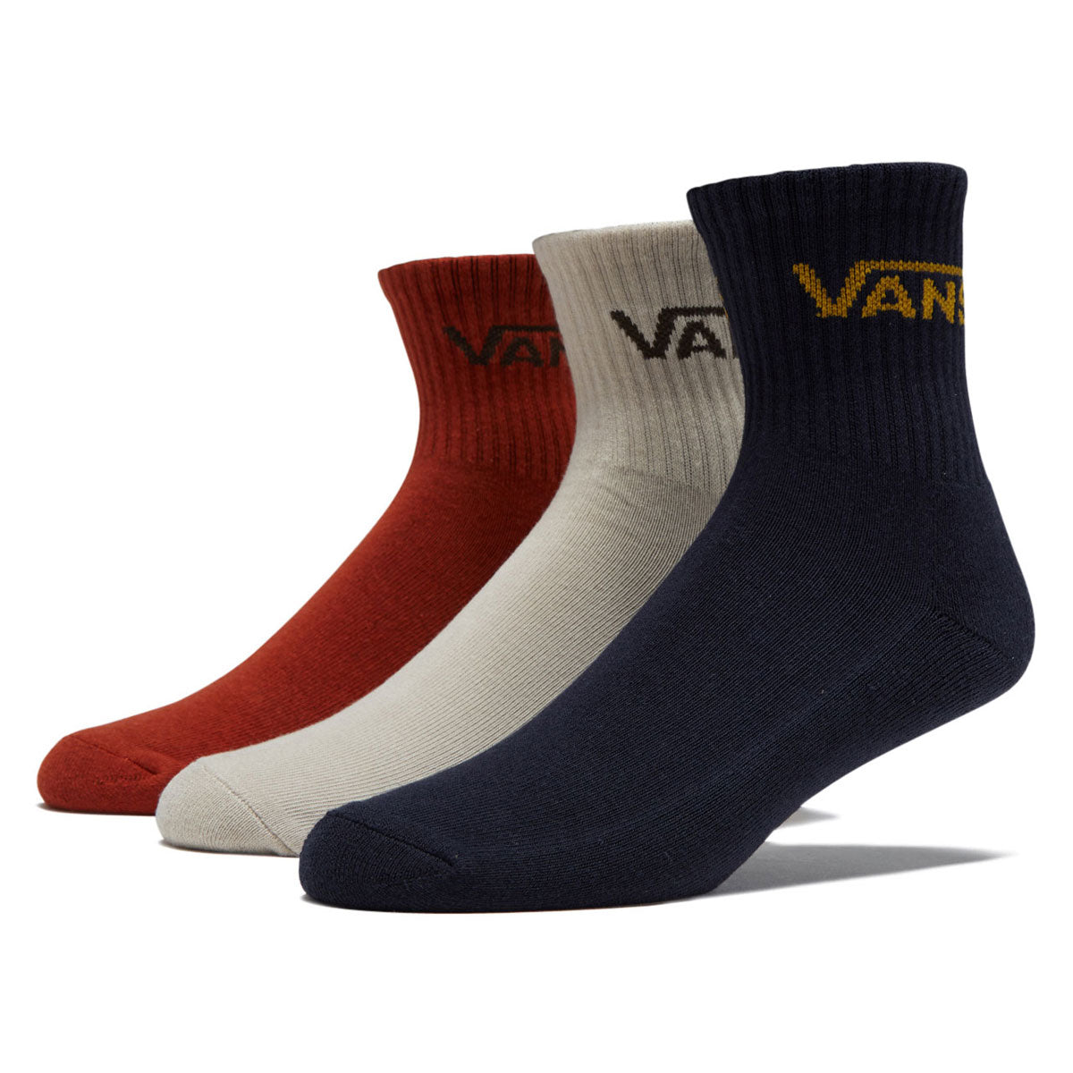 Vans Classic Half Crew 3 Pack Of Socks - Parisian Night image 1