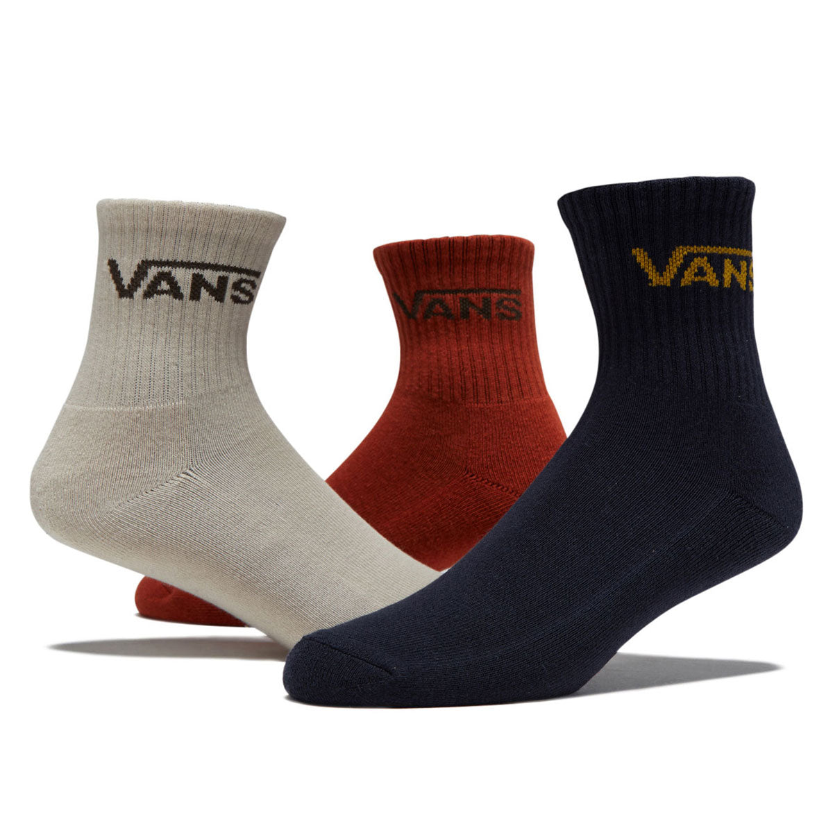 Vans Classic Half Crew 3 Pack Of Socks - Parisian Night image 2