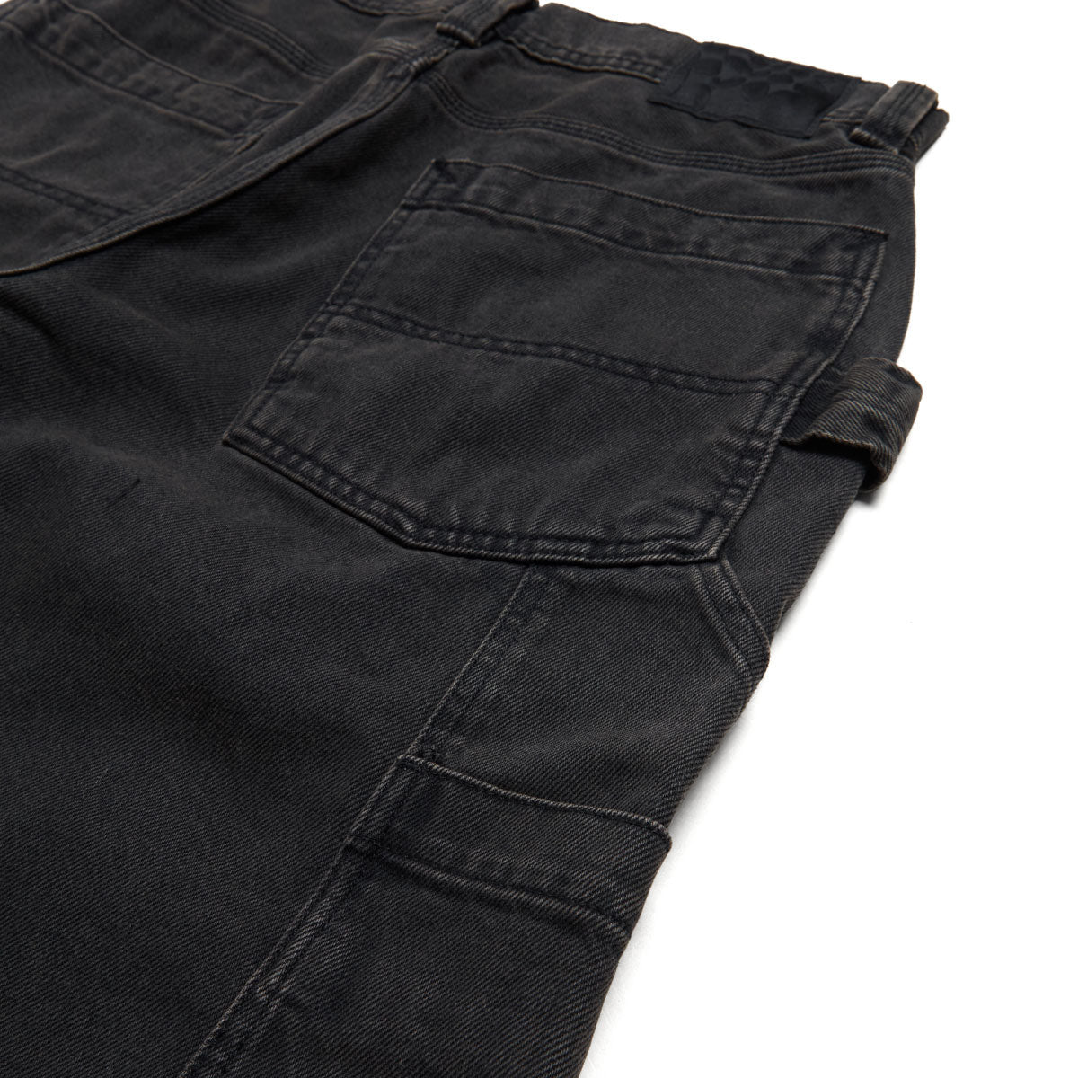 Vans Skate Utility Loose Denim Shorts - Black Denim image 4