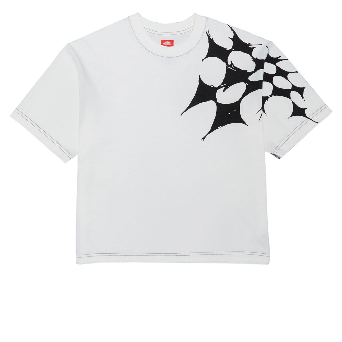 Vans Skate Splatter Web T-Shirt - Marshmallow image 1