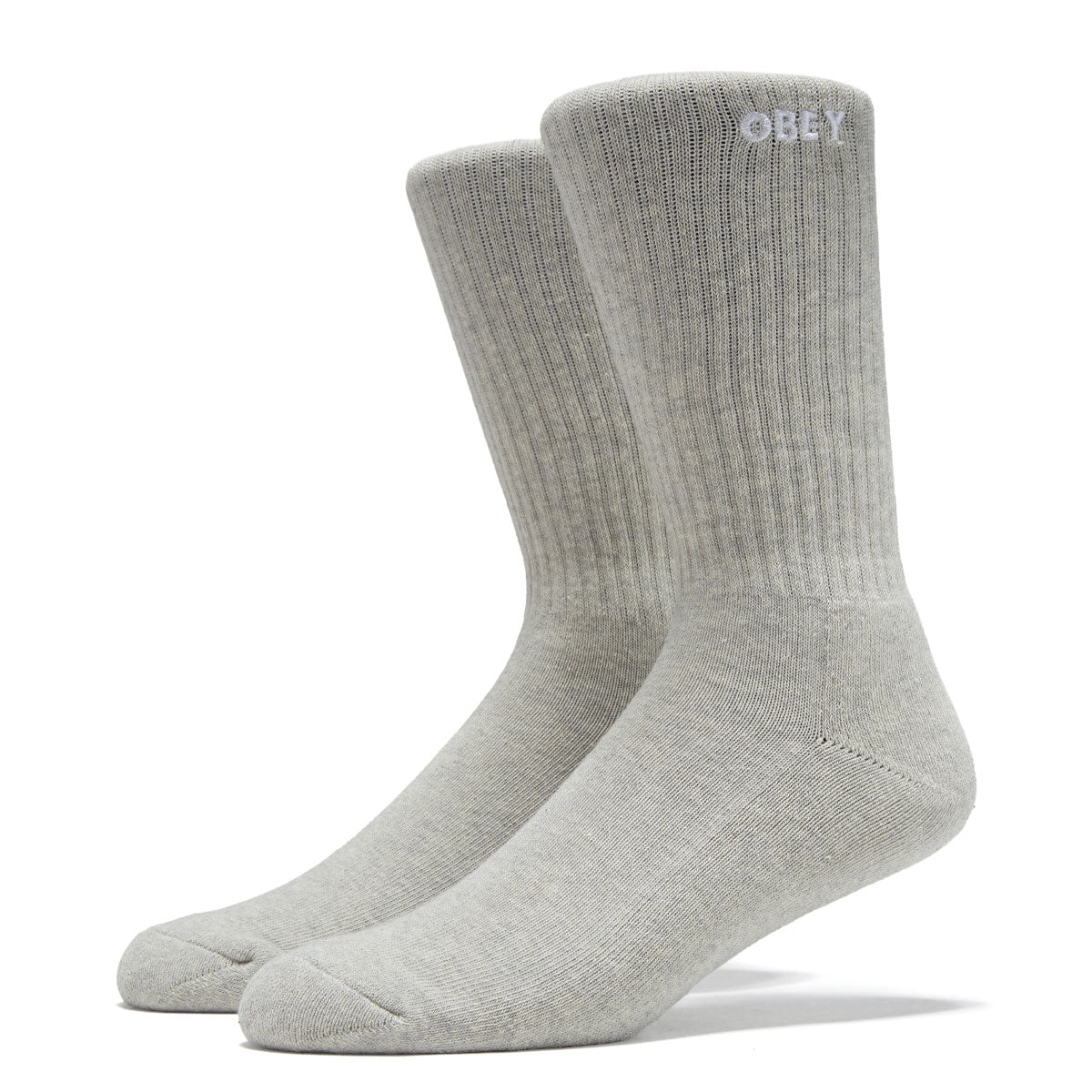 Obey Bold Socks - Ash Grey image 1