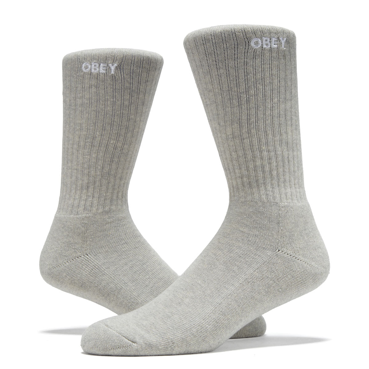 Obey Bold Socks - Ash Grey image 2