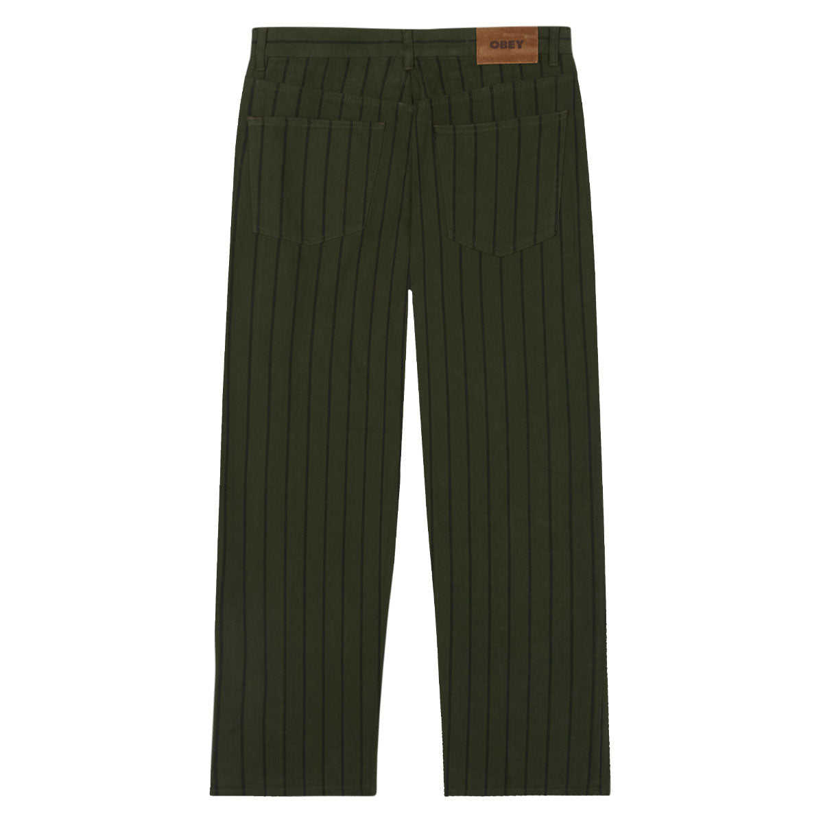 Obey Classic Baggy Stripe Denim Jeans - Duffle Bag Multi image 2