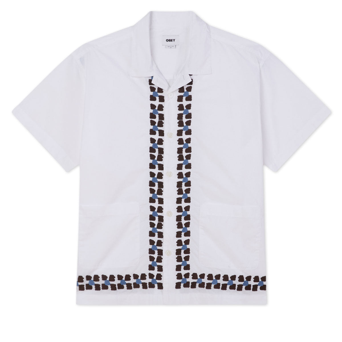 Obey Ruben Woven Shirt - White Multi image 1