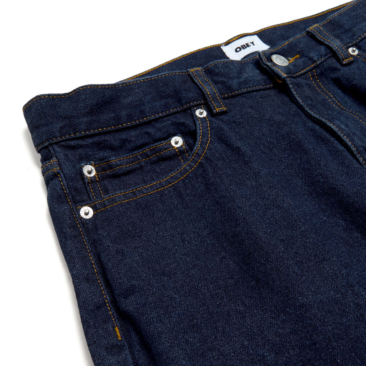 Obey Bender Denim Jeans - Rinse Indigo image 3