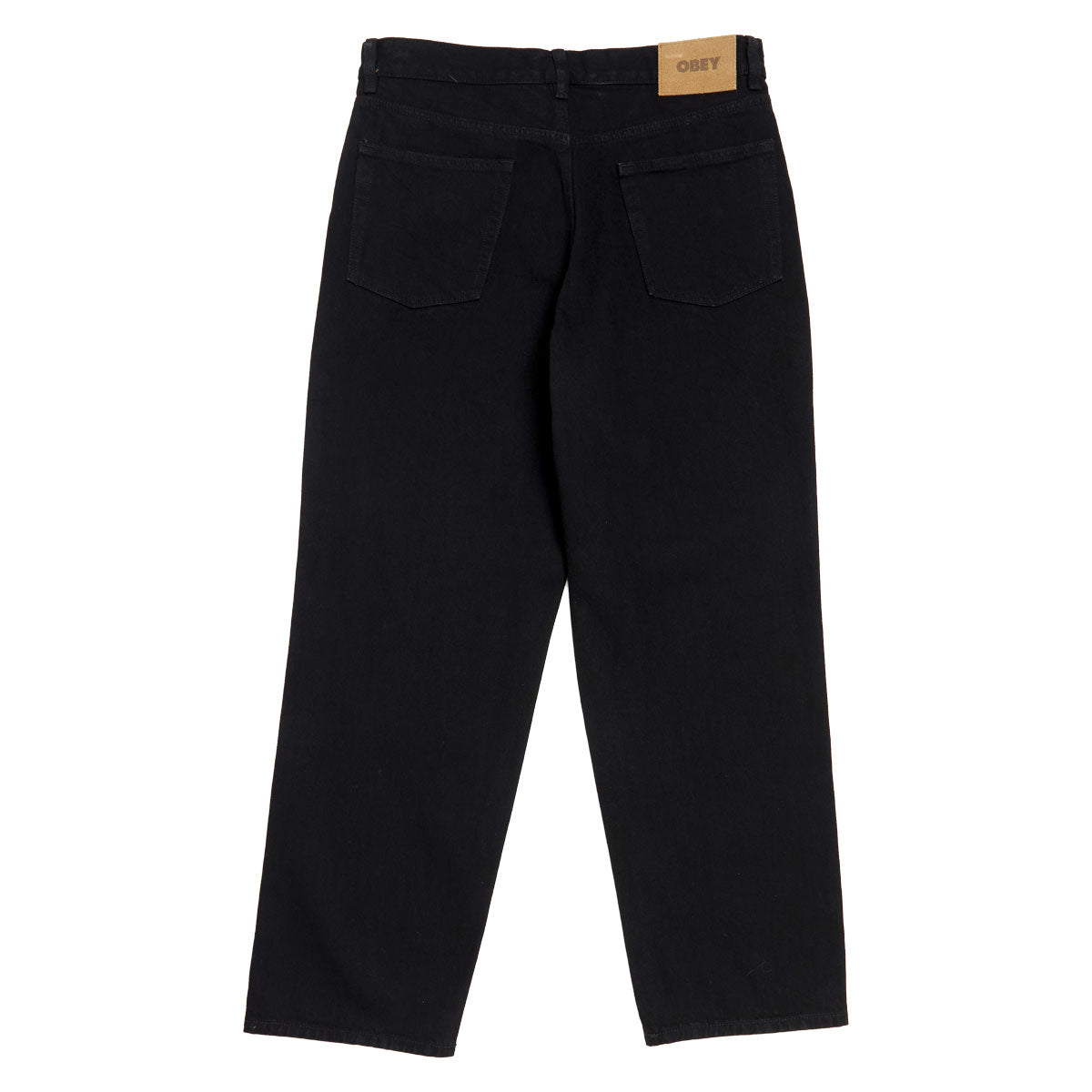 Obey Classic Baggy Denim Jeans - Rinse Black image 2