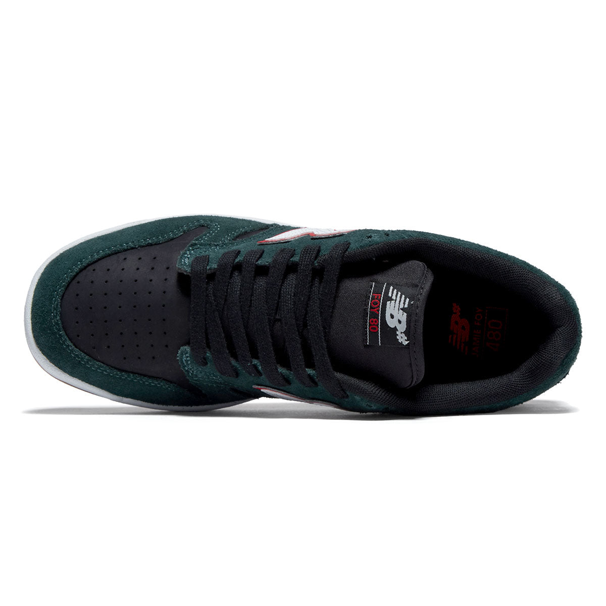 New Balance 480 Foy Shoes - Forest Green image 3
