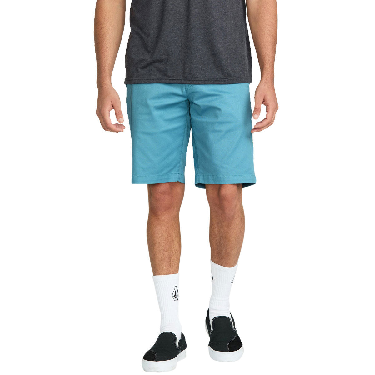 Volcom Frickin Modern Stretch 21 Shorts - Used Blue image 3