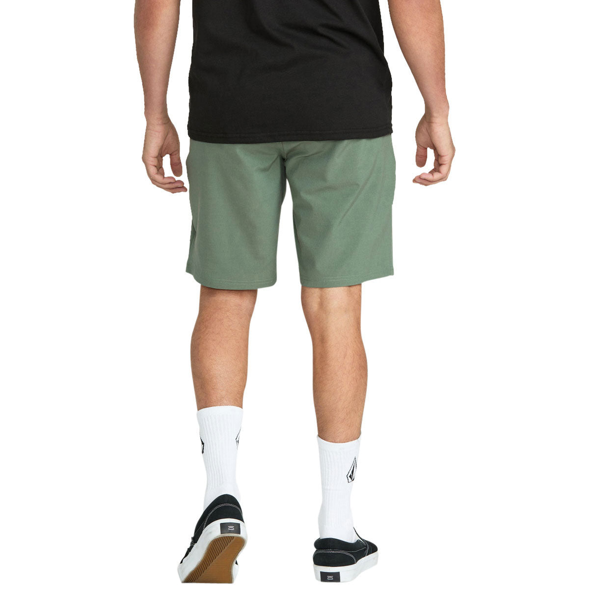 Volcom Frickin Cross Shred Static 20 Shorts - Light Olive image 4