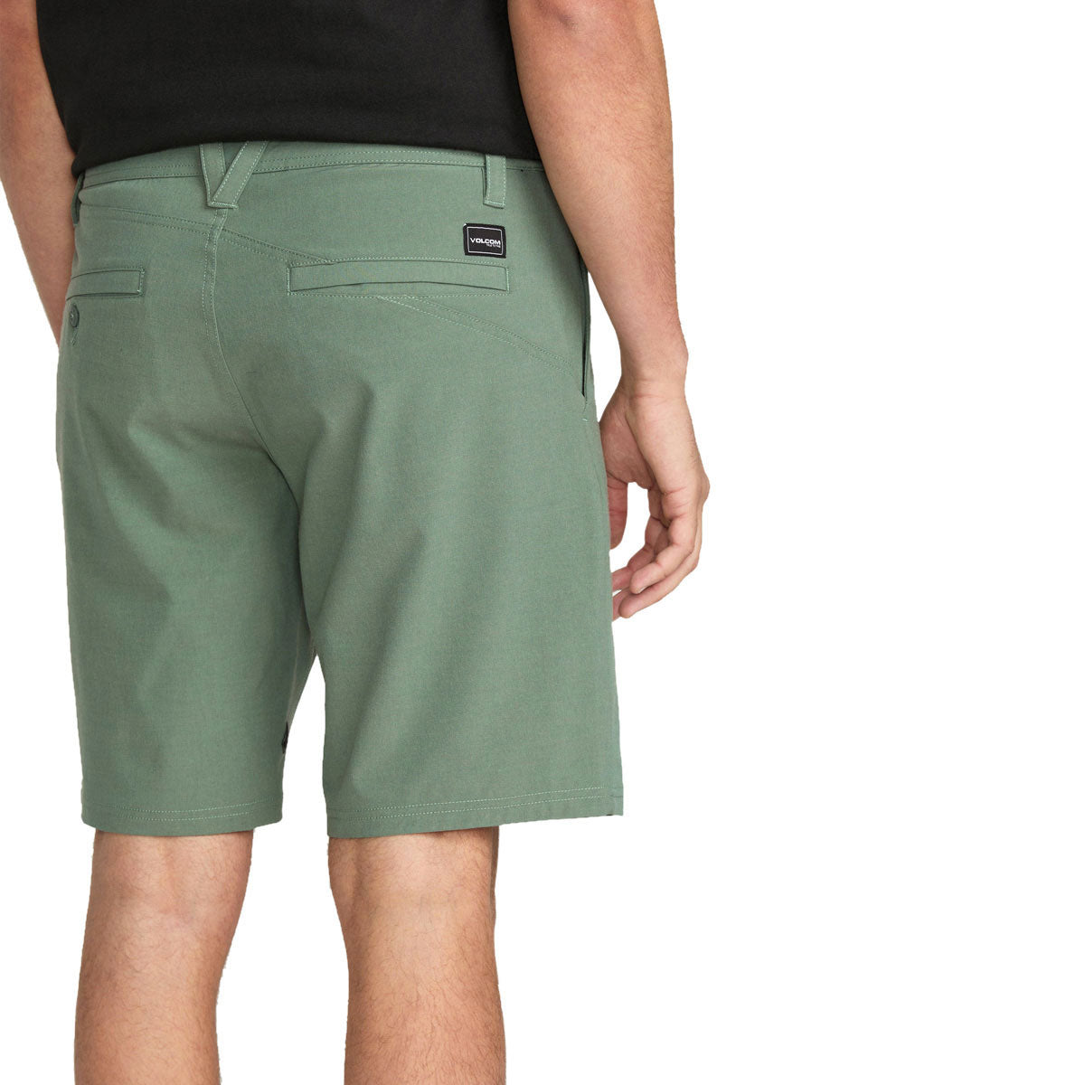Volcom Frickin Cross Shred Static 20 Shorts - Light Olive image 5
